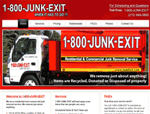 Tablet Screenshot of junkexit.com